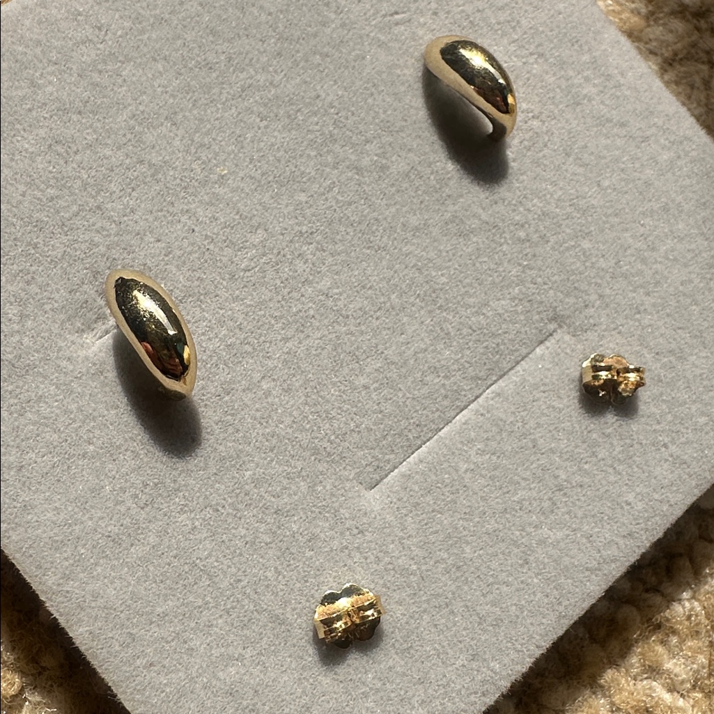 14k Solid Gold Hoop Huggies